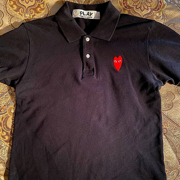 Comme Des Garçons Play CDG Shirt Polo SOLD - Picture 2 of 6